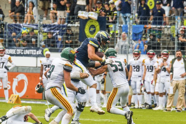 European League of Football, ELF/ Game: Barcelona Dragons at Stuttgart Surge on 18. Aug. 2024, in