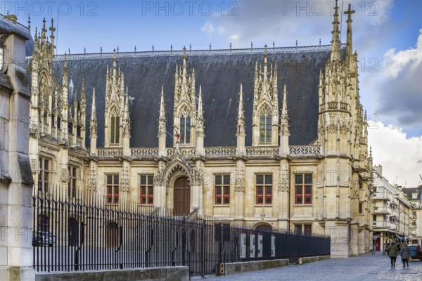 Rouen Palace of Justice, is one of the most beautiful Gothic palaces of France, dates from the