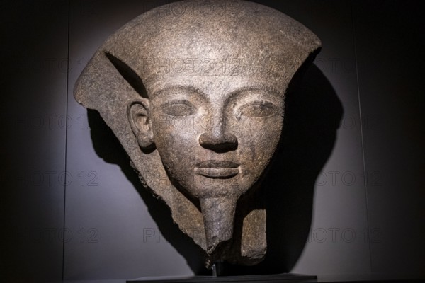 Fragment of the lid of the sarcophagus of pharaoh Ramesses VI, 20th dynasty, tomb of Ramesses VI,