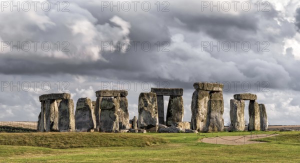 Salisbury, United Kingdom, 7 September, 2022: view of the prehistoric Stonehenge monument on
