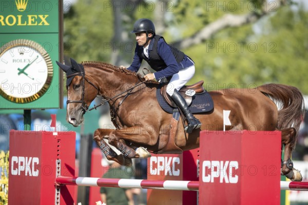 Columbian rider Juan Manuel Gallego riding Fee Des Sequoias Z competes in the second round and