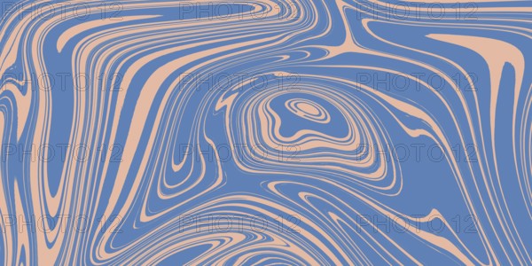 Royal Blue and Peach, trendy blue and red colors background