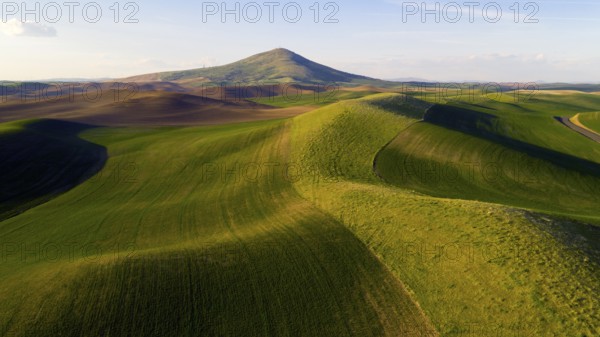 Steptoe Butte State Park is up there somewhere on top of the bluff surrounded by Palouse Country