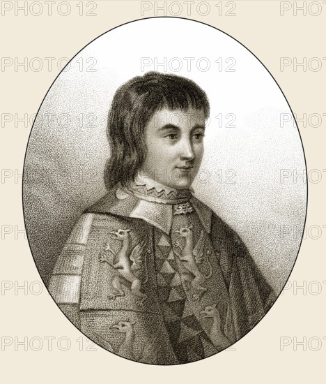 Anthony Woodville, 2nd Earl Rivers, c. 1440-1483, an English nobleman, courtier, bibliophile and