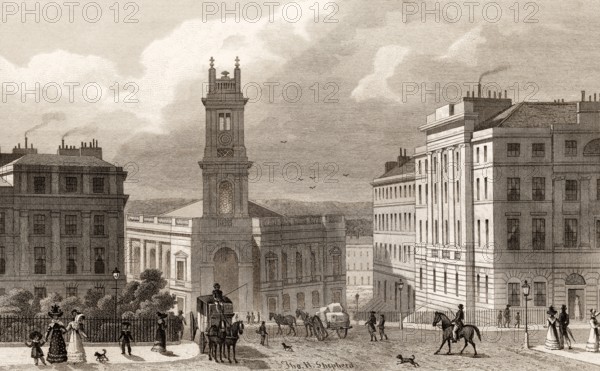 St Stephen's Church, St Vincent Street, Edinburgh, Scotland, 19th century, from Modern Athens by Th