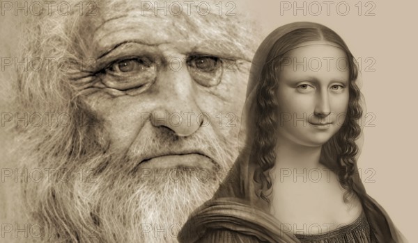 Leonardo da Vinci, 1452 - 1519, Italian painter, sculptor, architect and engineer, the painting la