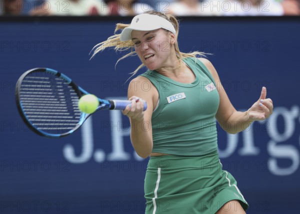 Tennis player Sofia Kenin in action at the US Open 2024 Championships, Billie Jean King Tennis