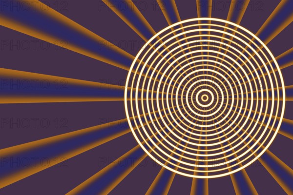 Modern background with circles. Abstract design for flyers banners and presentations, with space
