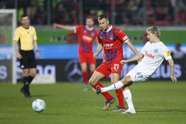 Football, Bundesliga 1, Matchday 26, 2024/2025, 1. FC Heidenheim vs. Holstein Kiel, 16/03/2025,
