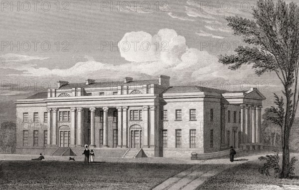 Balbirnie House, Glenrothes, central Fife, Scotland, 19th century, from Modern Athens by Th. H.