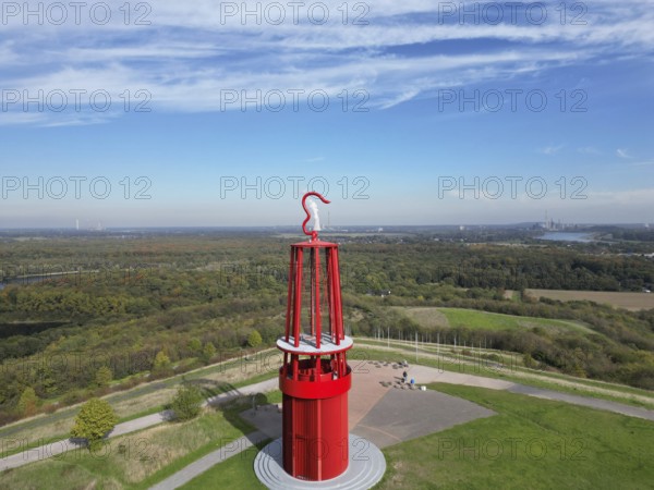 The Rheinpreussen spoil tip is a landmark in the city of Moers, with a height 74 meters. It has a
