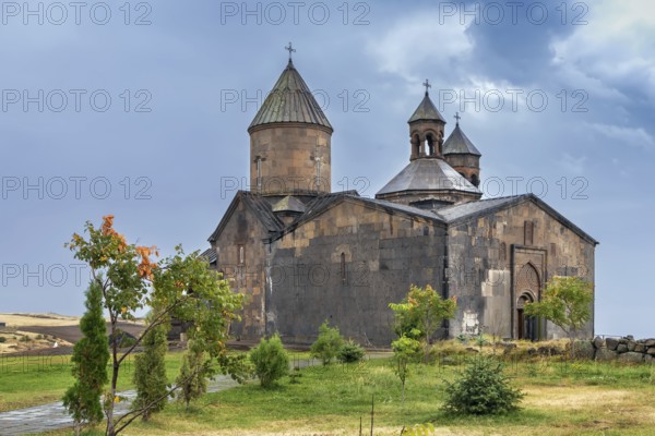 Saghmosavank is a 13th-century Armenian monastic complex located in the village of Saghmosavan in