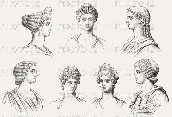Traditional hairstyles in ancient Rome