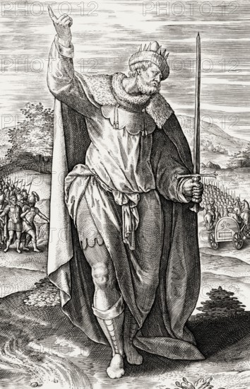 Jehoiakim, Jehoikim or Jojakim, the eighteenth king of Judah from 609 to 598 BC, according to the
