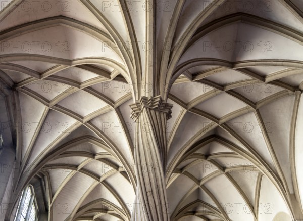 Brunswick, Cathedral, Cathedral Church of St Blasii in Brunswick, north aisle, late Gothic twisted