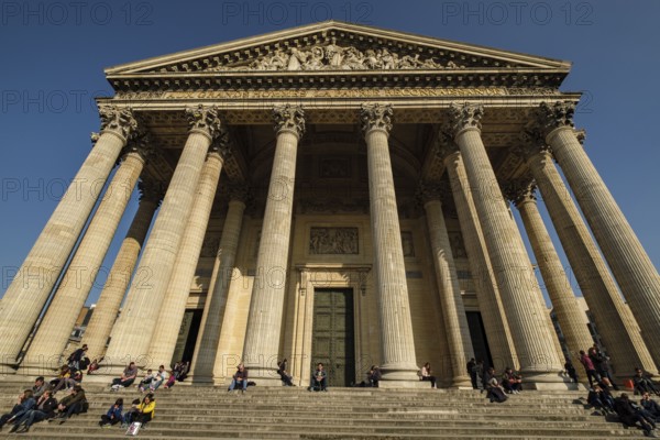 Pantheon, le Panthéon, monument in neoclassical style, 5th district, Paris, France, Western Europe,