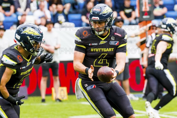 European League of Football, ELF/ Game:  Munich Ravens at Stuttgart Surge  on 26.May.  2024 ,in the