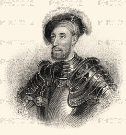 Sir Nicholas Carew oder Carewe, ca. 1496-1539, englischer Höfling und Diplomat