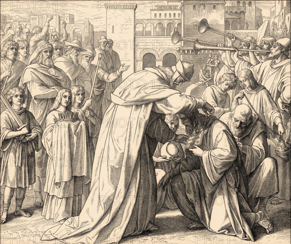 Simon Maccabee Made High Priest, Old Testament, by Julius Schnorr von Carolsfeld