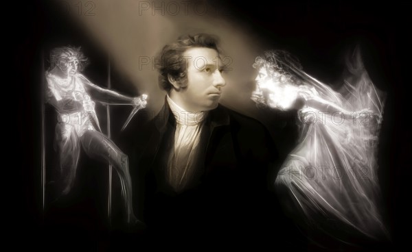 Henry Fuseli or Johann Heinrich Füssli, 1741 – 1825, Swiss painter, draughtsman and writer,