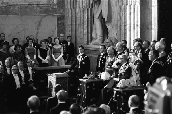 Carl XVI Gustaf, King of Sweden. Born 30 april 1946. Pictured when attending the ceremonial opening