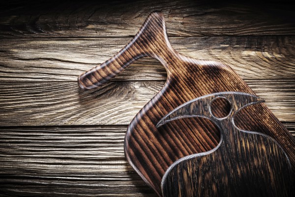 Two chopping boards close up view