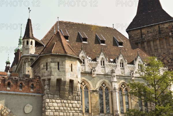 Vajdahunyad Castle is a castle in the City Park of Budapest, Hungary. It was built in 1896 as part