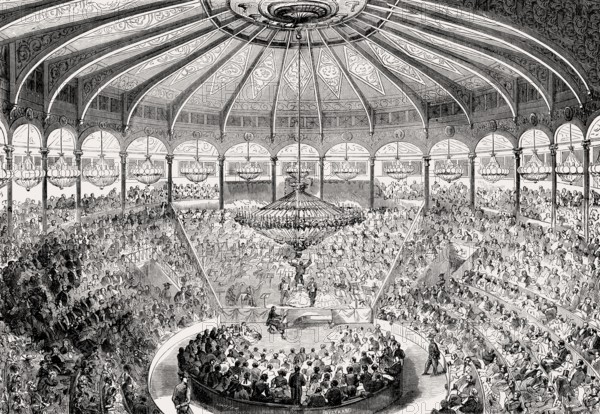 Elijah, oratorio by Felix Mendelssohn, Cirque d'Été, former Parisian theatre, Paris, France, 1857,