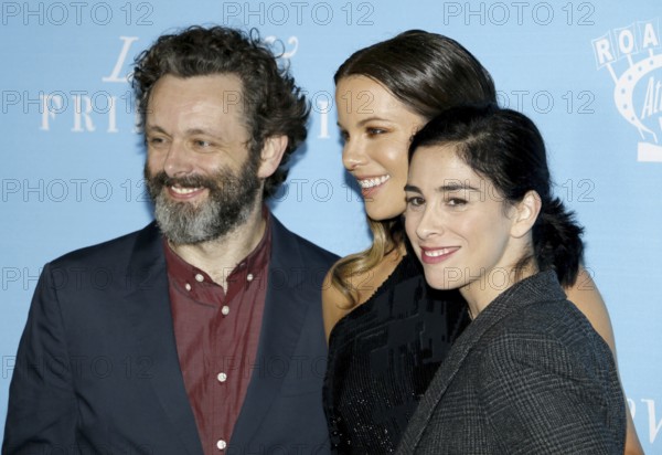Kate Beckinsale, Sarah Silverman and Michael Sheen at the Los Angeles premiere of 'Love And