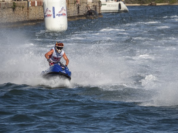 Olbia, Italy - September 16 - 20192 Aquabike world Championship gran prix of Italy