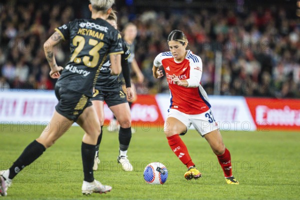 MELBOURNE, AUSTRALIA, MAY 24: Kyra Cooney-Cross of Arsenal Women FC whilst playing the A-League All