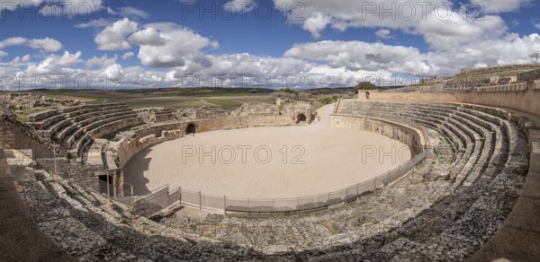 Anfiteatro de Segóbriga, parque arqueológico de Segóbriga, Saelices, Cuenca, Castilla-La Mancha,