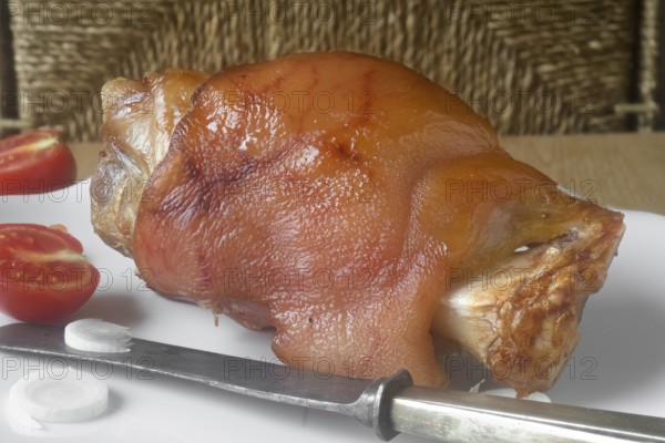 Grilled pork knuckle