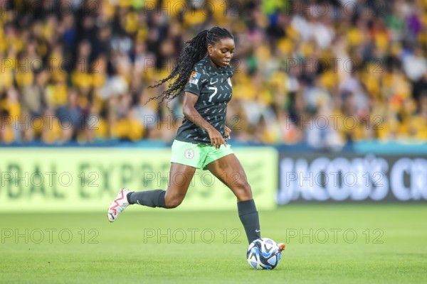 BRISBANE, AUSTRALIA, JULY 27: Ifeoma ONUMONU of Nigeria as Australia plays Nigeria at the FIFA