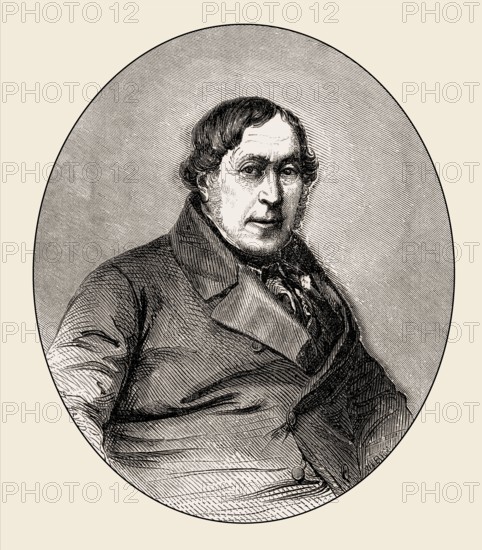 Gioachino Antonio Rossini, 1792-1868, Italian composer, opera composer of the Bel-Canto