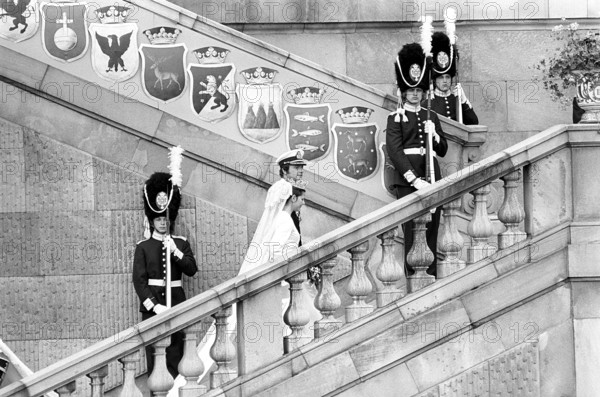 Wedding of Carl XVI Gustaf and Silvia Sommerlath. Carl XVI Gustaf, King of Sweden. Born 30 april