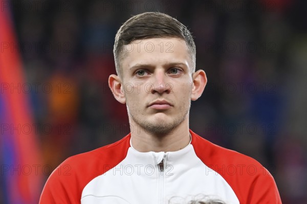 PRAGUE, CZECH REPUBLIC - MARCH 24, 2023: Qualifications for UEFA Euro 2024. Match Czech Republic -