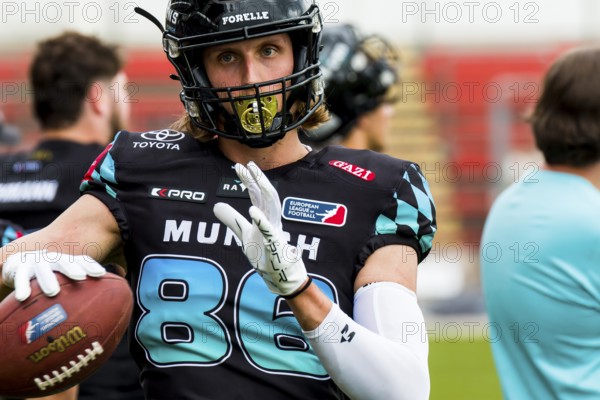 European League of Football, ELF/ Game: Prague Lions at Munich Ravens on 09. June. 2024, in the