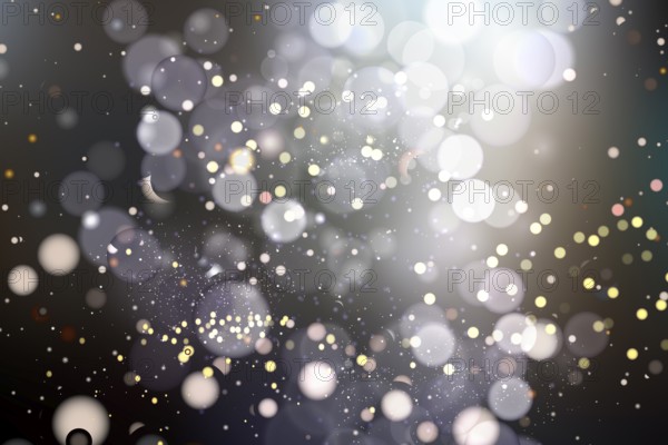 Beautiful bokeh made of blurred lights on colorfull background, Abstract defocused colorful blurred