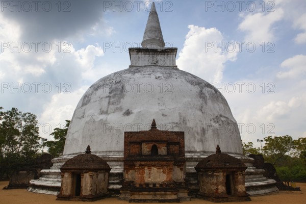 Polonnaruwa - the ruins of an ancient temple, traces of an ancient highly developed civilization.