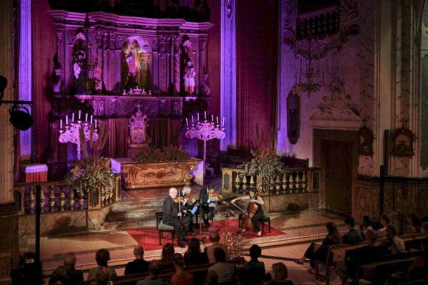 Quiroga Quartet, string quartet, Església Nostra Senyora dels Angels, Pollença, Majorca, Balearic
