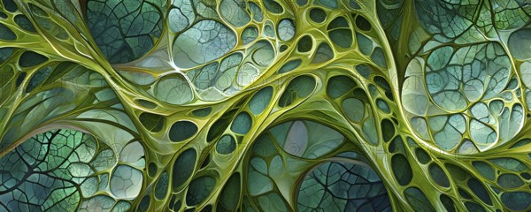 Abstract illustration of fractal patterns found in nature representing the application of