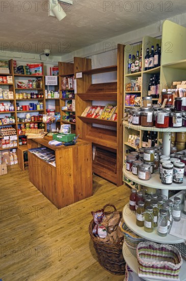 Self-service village shop in Eisenbach, Kreuzthal, Markt Buchenberg, Allgäu, Swabia, Bavaria,