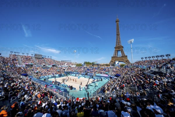 Jul 28, 2024-Paris, FRA, The Stade Tour Eiffel plays host to the Paris Olympics 2024 for the