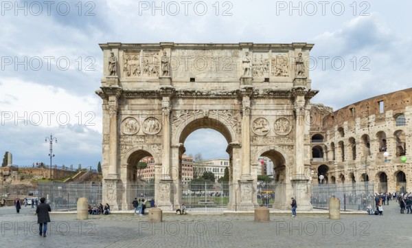 A picture of the Arch of Constantine