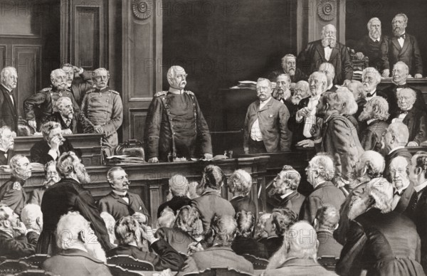Otto von Bismarck speech regarding the veteran reserve bill on 6 February 1888 at the Reichstag
