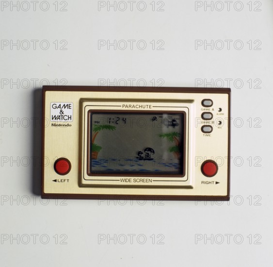 Nintendo Game & Watch. A series of handheld electronic games produced by Nintendo between 1980 to