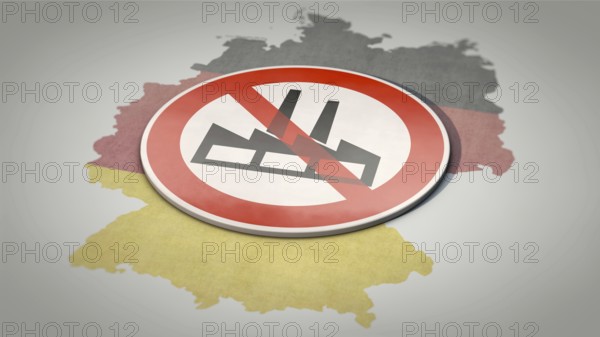 Symbolic image on the topic of Germany's impending deindustrialisation