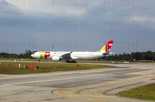 TAP Air Portugal Airbus A330-941 plane, Aeroporto Francisco Sa Carneiro, Porto airport, Portugal,