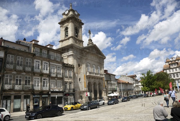 Basilica church of Saint Peter, Largo do Toural, Toural square, city of Guimaraes, northern